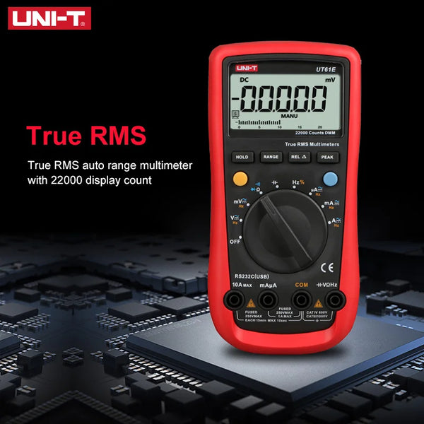 UNI-T UT61E Digital Multimeter Meter True RMS 1000V AC DC Multimeter Voltage Tester Relative detail image 4