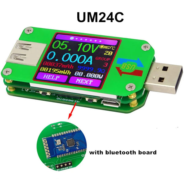 UM34/UM34C UM24/UM24C UM25/UM25C DC Voltmeter Ammeter Voltage Current Tester Voltage battery detail image 8