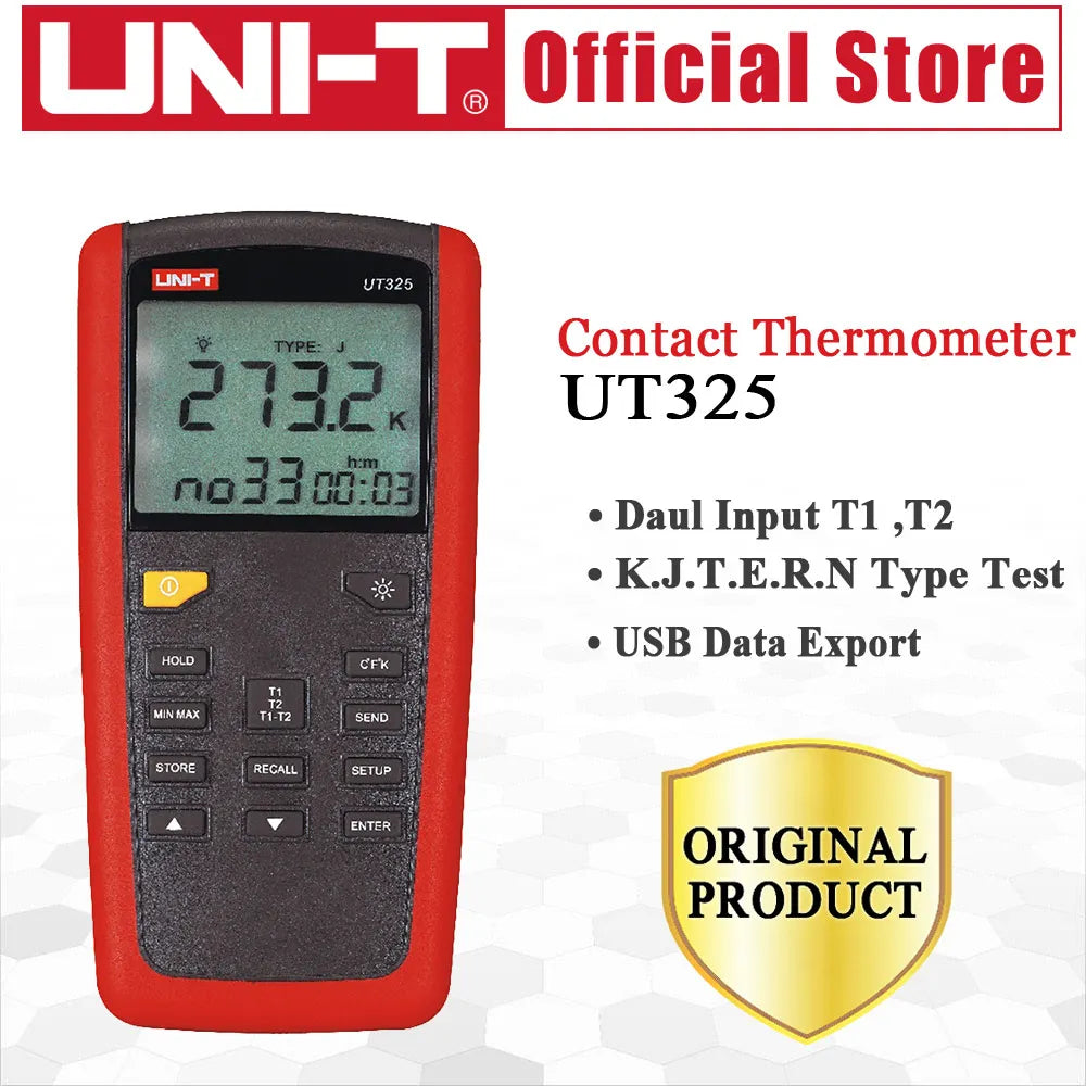 UNI-T UT325 Contact Type Termometers Range -200~1375 USB Interface Industrial Temperature detail image 6