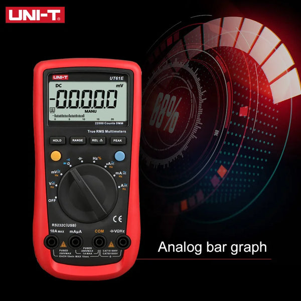 UNI-T UT61E Digital Multimeter Meter True RMS 1000V AC DC Multimeter Voltage Tester Relative detail image 5
