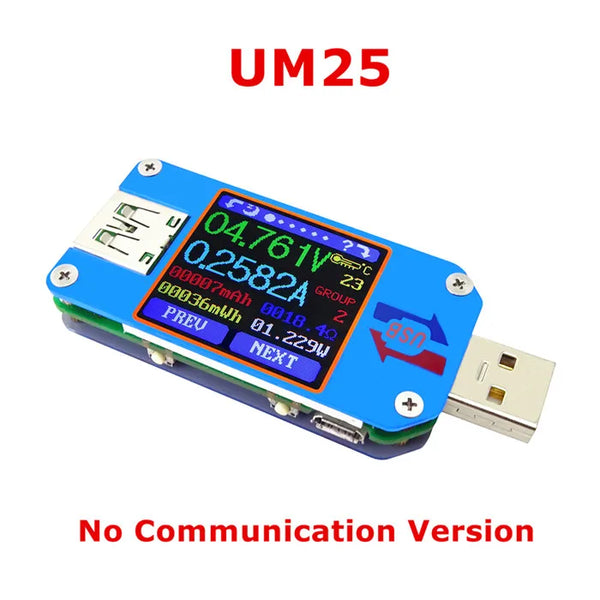 UM34/UM34C UM24/UM24C UM25/UM25C DC Voltmeter Ammeter Voltage Current Tester Voltage battery detail image 9