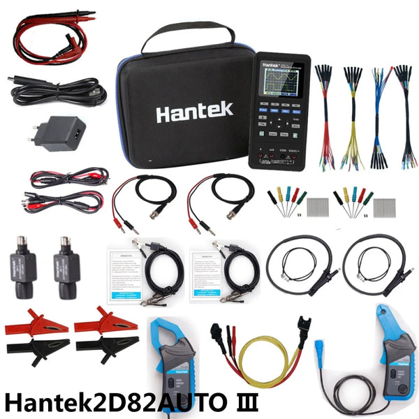 Hantek 2D82Auto Digital Car Handheld Oscilloscope 4 In 1 + Multimeter 80MHz Signal Source detail image 9