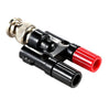 Hantek BNC Banana Plug Adapter for Oscilloscope Tools Multimeter Accessories HT311 Dual-Jack Female Coaxial Connector