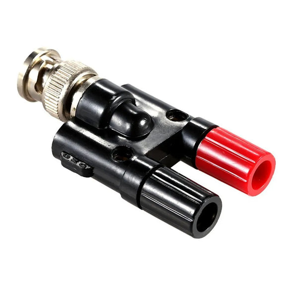 Hantek BNC Banana Plug Adapter for Oscilloscope Tools Multimeter Accessories HT311 Dual-Jack Female Coaxial Connector