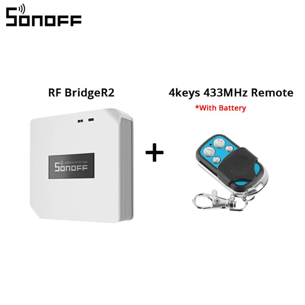 Itead SONOFF RF Bridge 433Mhz Wifi Wireless Signal Converter Smart Home Automation works with RF 433Mhz Remote Controller