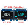 1.3" OLED Module 1.3 inch Display Module White/Blue 128X64SPI/IIC I2C Communicate Color 1.3 Inch OLED LCD product image