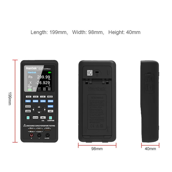 Hantek1833C LCR Hantek1832C Digital LCR Meter Handheld Portable Inductance Capacitance and detail image 3