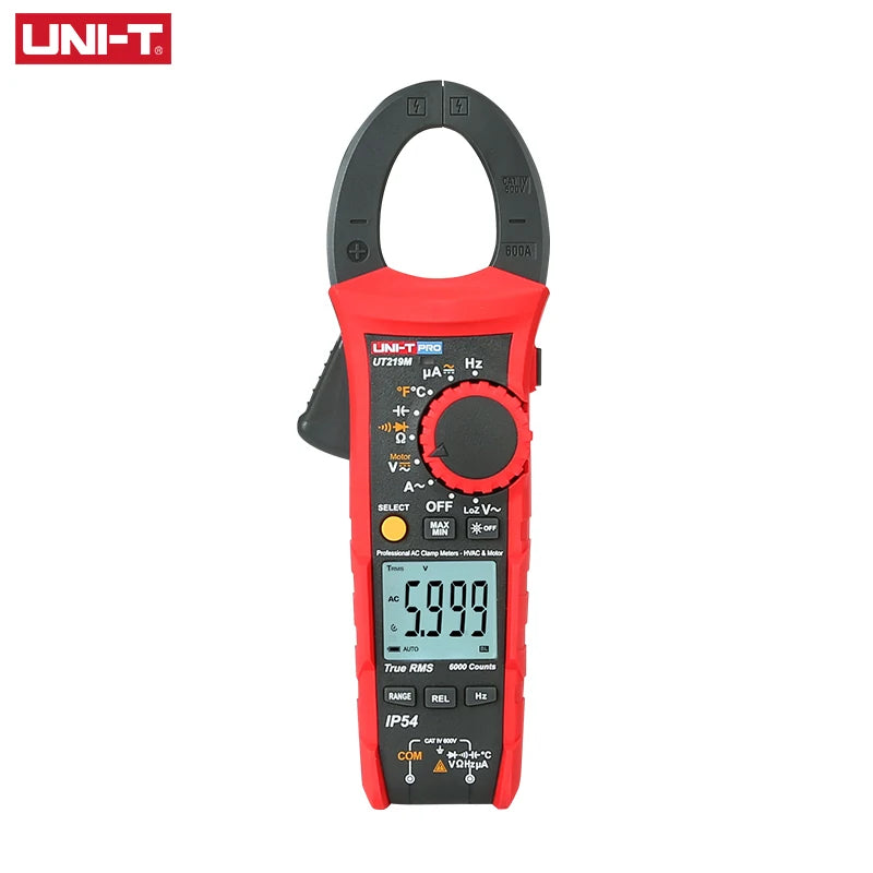 UNI-T Professional Digital Clamp Meter 1000V AC DC UT219DS UT219E True RMS Auto Power Off 3 detail image 8