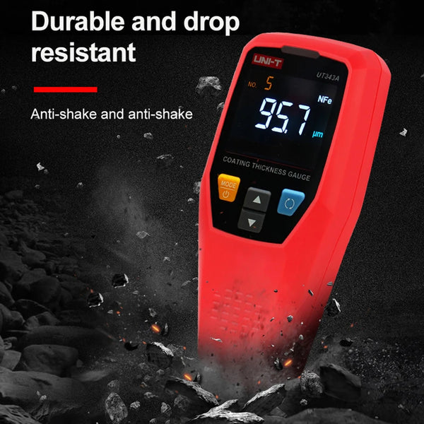 UNI-T UT343A Digital Paint Tester Car Coating Thickness Gauge Film Lacquer Meter Automotive detail image 4