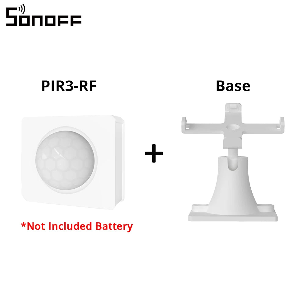 SONOFF PIR3-RF Motion Sensor Wireless Human Body Detector Module Movement Infrared PIR Sensor Security Alarm System EWeLink App