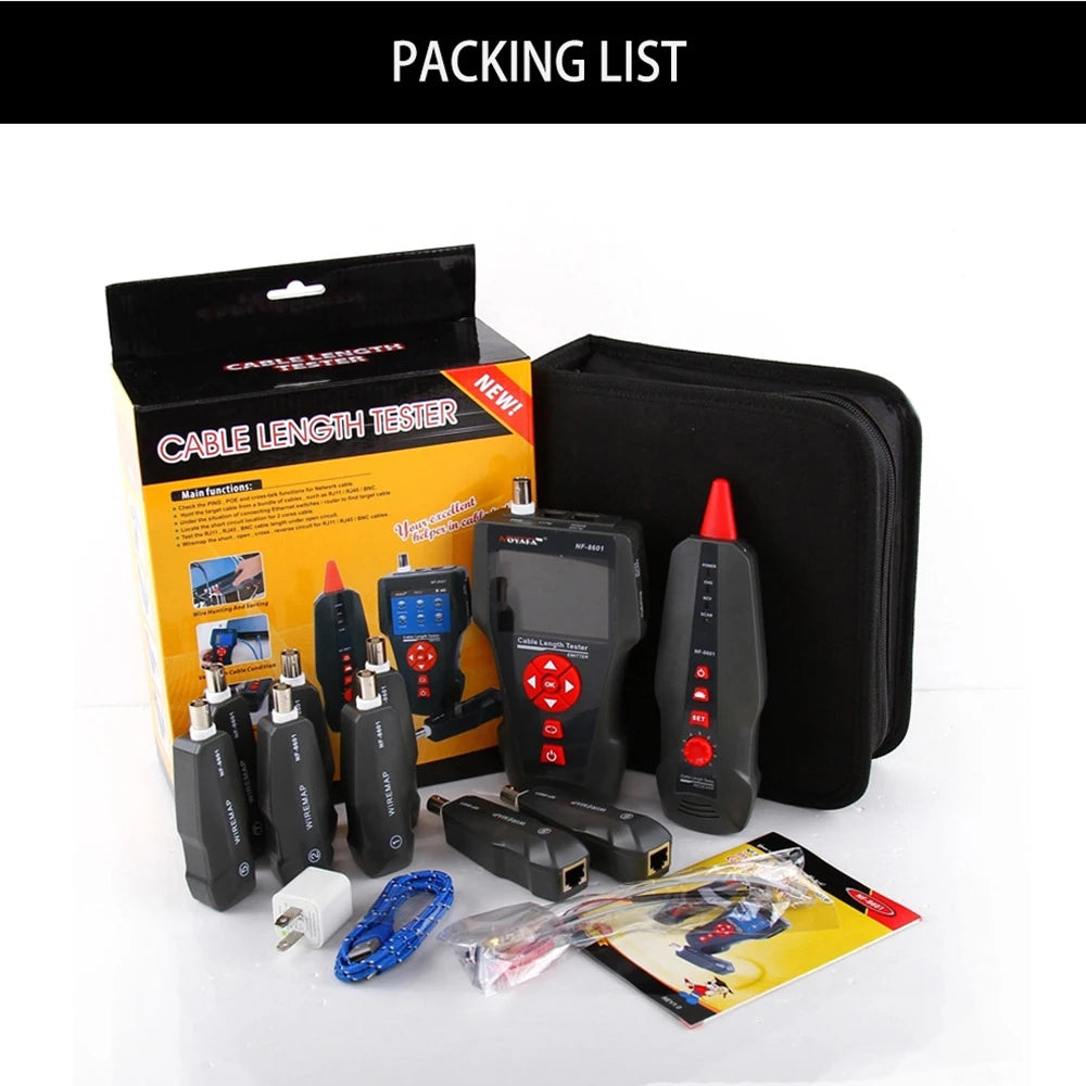NOYAFA NF-8601W Network Cable Tester TDR Length Test Multipurpose Line Tracker With 8Pcs detail image 6