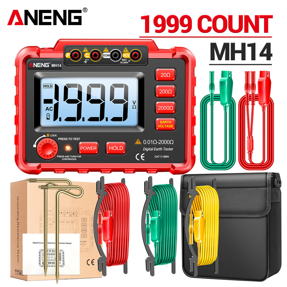 ANENG MH14 Digital Megohmmeter Insulation Resistance Meter AC 200V Voltage Professional detail image 8