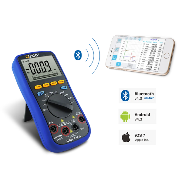 OWON B35T+ True RMS Digital Multimeter BLE 3in1 Datalogger+Multimeter+Temperature detail image 5