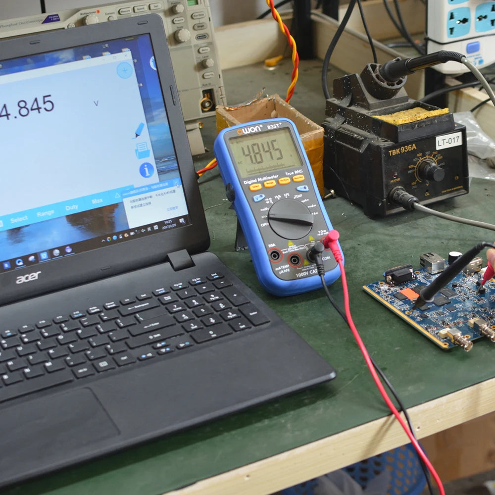 OWON B35T+ True RMS Digital Multimeter BLE 3in1 Datalogger+Multimeter+Temperature detail image 6
