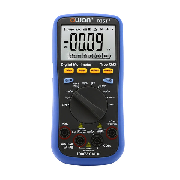 OWON B35T+ True RMS Digital Multimeter BLE 3in1 Datalogger+Multimeter+Temperature Multi-Connection for Mo product image