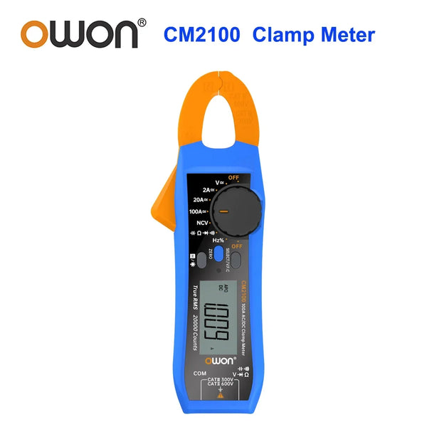 OWON CM2100 CM2100B Digital Multimeter High-Precision 20000 Count AC/DC Current Clamp Tester detail image 7