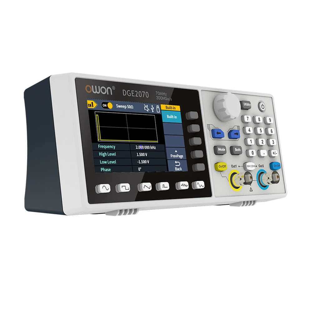 OWON DGE2035 DGE2070 Arbitrary Waveform Generator 2 Channels 35Mhz 70Mhz Bandwidth 14Bits detail image 2