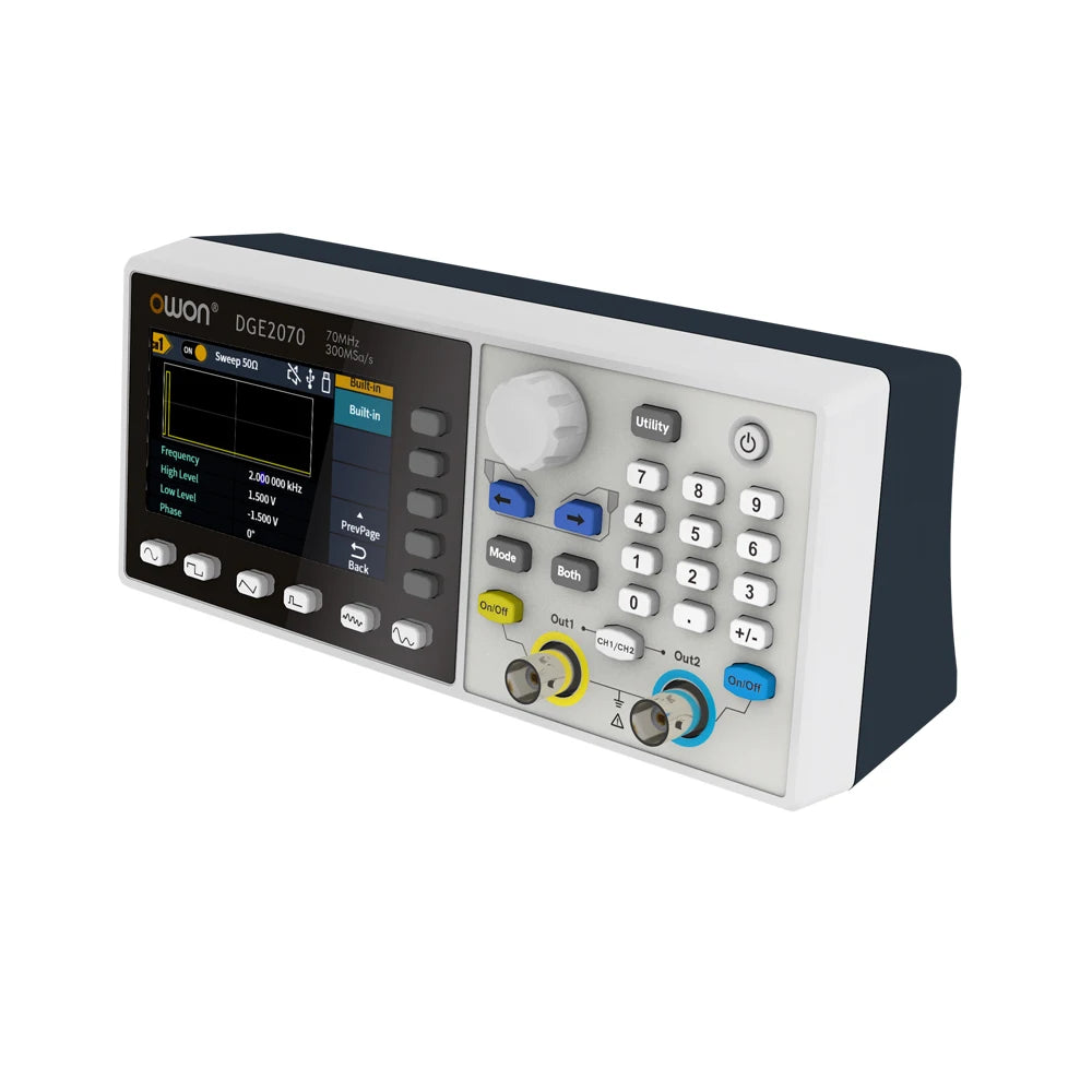 OWON DGE2035 DGE2070 Arbitrary Waveform Generator 2 Channels 35Mhz 70Mhz Bandwidth 14Bits detail image 3