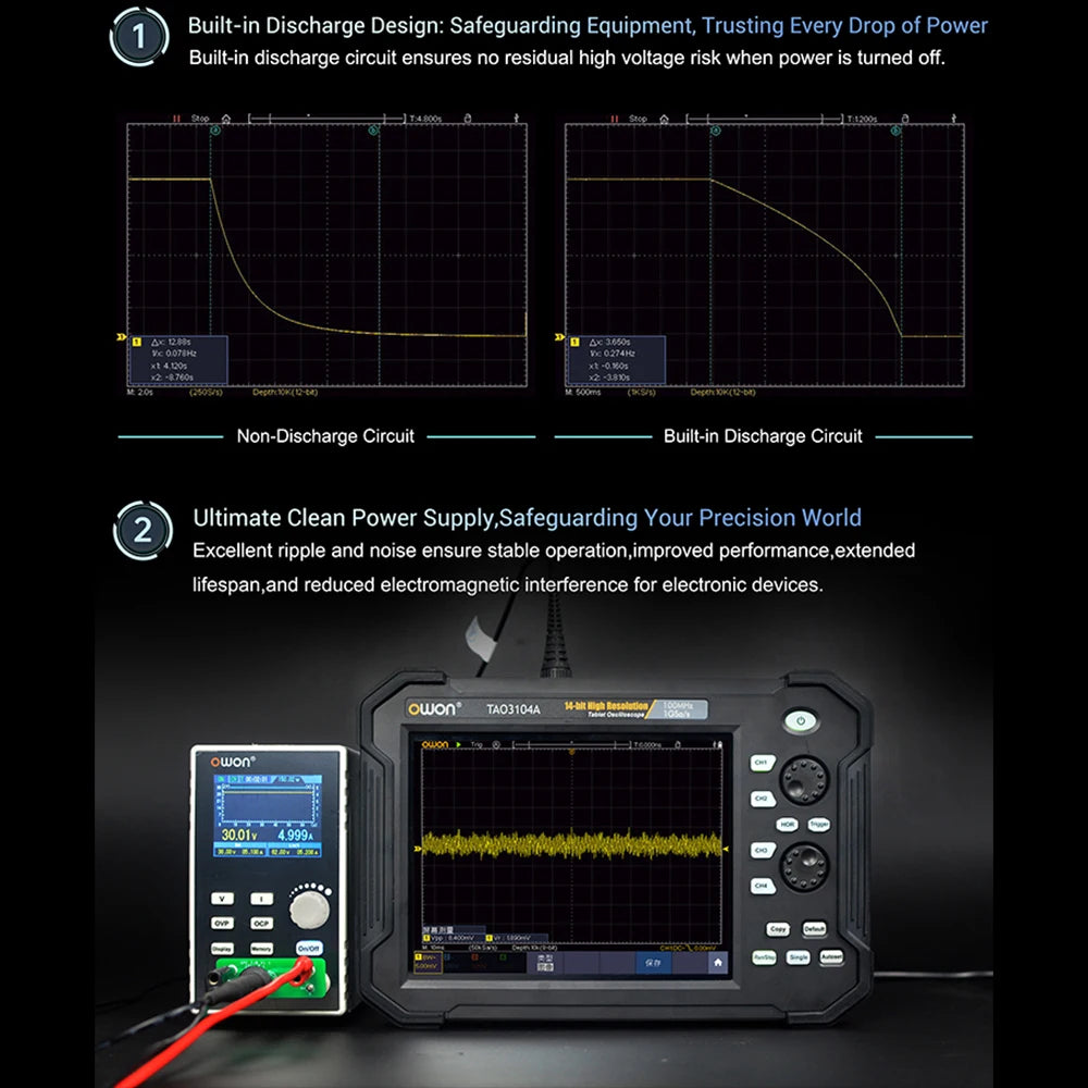 OWON SPS3081 SPS6051 Silent Fanless Series Programmable Linear DC Power Supply Digital detail image 2