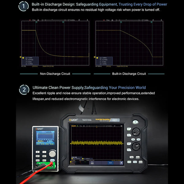 OWON SPS3081 SPS6051 Silent Fanless Series Programmable Linear DC Power Supply Digital detail image 2