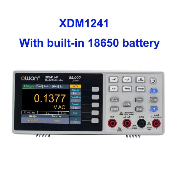 OWON XDM1041/XDM1241 4 1/2 Digital Multimeter Portable Bench LCD Multimeter True RMS AC/DC detail image 10