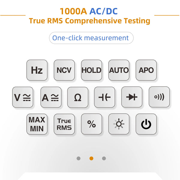 Owon CMS101 3 in 1 1000A AC/DC Clamp Meter+ Oscilloscope Bluetooth Recorder Function 18650 detail image 2