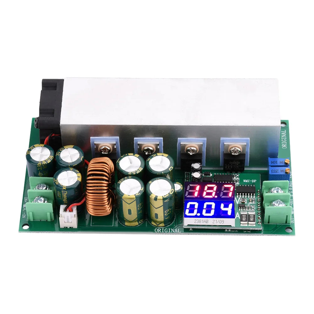 DC-DC High Power 600W Adjustable Step-down Power Supply Module With Fan 12V-80V To 2.5V-50V detail image 3