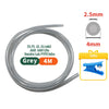 1/2/4M Bowden Extruder PTFE Tube for J-Head/Ender 3/Bambu Lab P1P AMS A1 Mini 1.75mm Filament ID 2/2.5mm OD 4mm Teflon Pipe