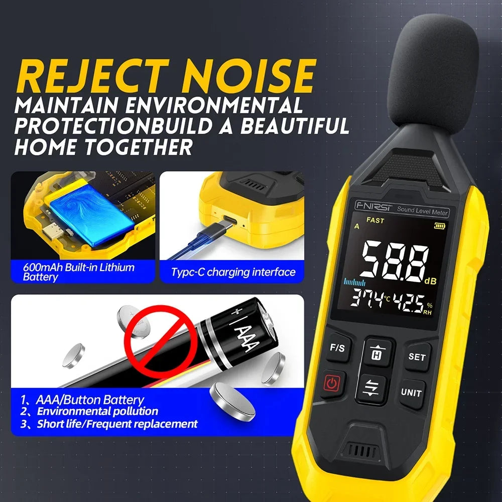 FNIRSI FDM01 Noise Digital Sound Level Meter detail image 4