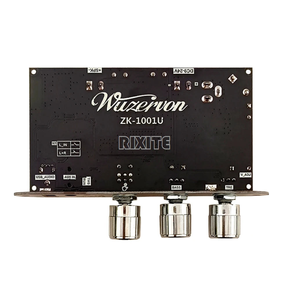 ZK-1001U 100W Bluetooth 5.3 Mono TPA3116D2 Amplifier Board Module Supports APP AUX USB Flash detail image 6