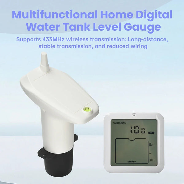 TS-FT007 Digital Water Tank Water Level Gauge Ultrasonic Liquid Level Gauge Liquid Level detail image 2