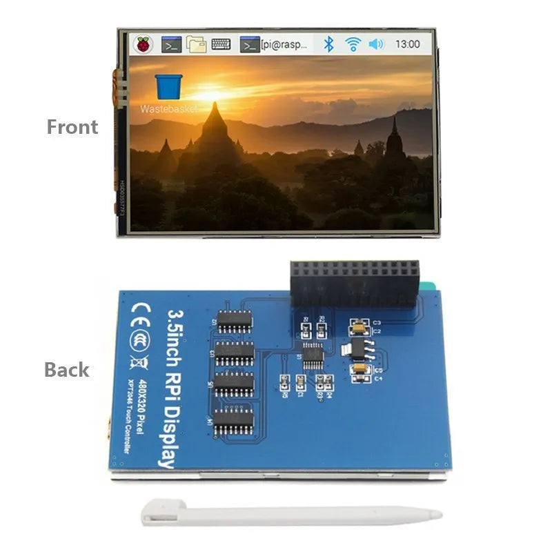 Raspberry Pi 4 Model B 3.5 inch TFT Touch Screen 480x320 LCD Monitor with ABS Case Touch Pen detail image 5