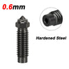 For Elegoo Neptune 4 Max/4 Plus Brass Copper Plated Hardened Steel Nozzle Upgraded Nozzle High Speed Nozzles Hotend Kit