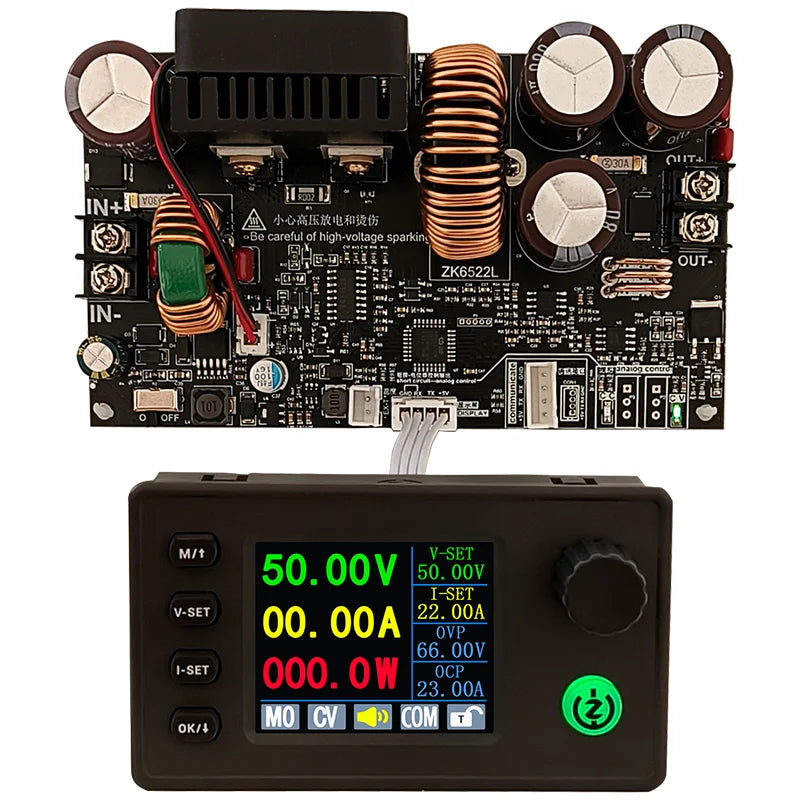 22A 1400W Buck Converter CC CV Step-Down Module LCD Adjustable Regulated Stabilized Voltage Power Supply product image