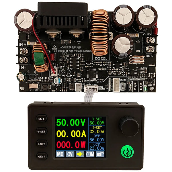 22A 1400W Buck Converter CC CV Step-Down Module LCD Adjustable Regulated Stabilized Voltage Power Supply product image