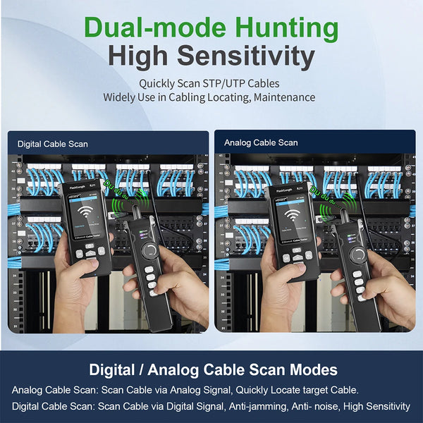 NOYAFA NF 8506 Multifunction Ethernet Cable Tester IP Scan Ping Poe Test Wire Continuity detail image 3