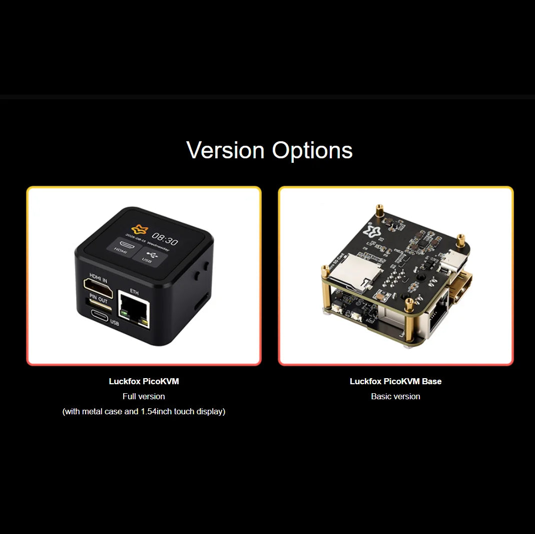 Luckfox PicoKVM Lightweight IP KVM Remote Management 1920 1080@60fps HDMI Video Input HID detail image 5