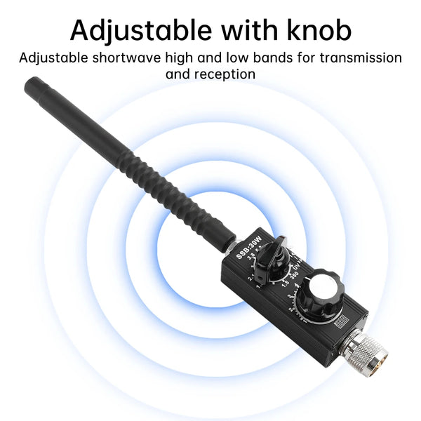 Mini ANT 30W QRP Shortwave Antenna 1.8MHz-30MHz VHF UHF Full Band DIY Tuned Antenna Kit for Transmitter Receiver
