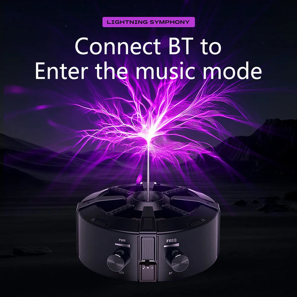 Tesla Coil Bluetooth Music Box Arc Generator Artificial Lightning Touchable Teaching detail image 2