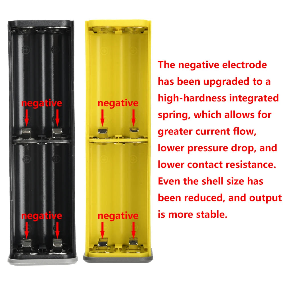 8*18650 Battery Case PD 45W Super Fast Charging Transparent Rechargeable Case Weldless Box detail image 4