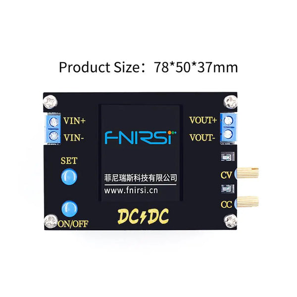 FNIRSI Automatic DC Boost/Down Converter Power Supply Module CC CV 0.5-30V 3A 35W/4A 50W detail image 2