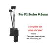 For Bambu Lab P1S Hotend Bambulab X1C Nozzle P1S P1P X1 Printhead Hardened Steel Integrated Design Prevents Material Leakage
