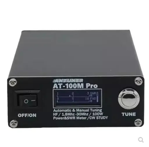 ANTUNER AT-100M Pro 100W 1.8MHz-30MHz ATU-100 ATU-100M QRP Antenna Tuner Morse Code SWR detail image 3