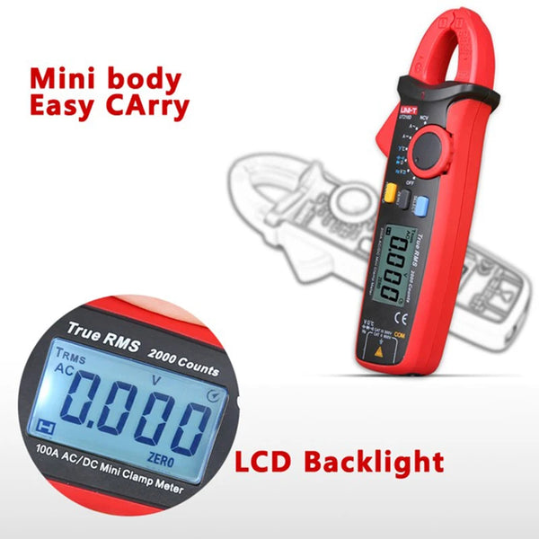 UNI-T UT210E UT210D Digital Clamp Meter True RMS AC DC Current Pliers Ammeter Voltage Tester detail image 4