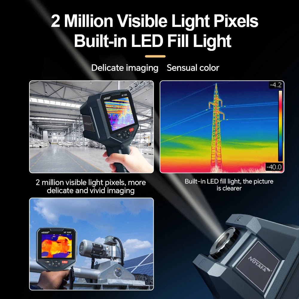 NOYAFA NF 526E Thermal Imaging Camera For Industrial Inspection Repaire Floor Heating HD 256 detail image 3