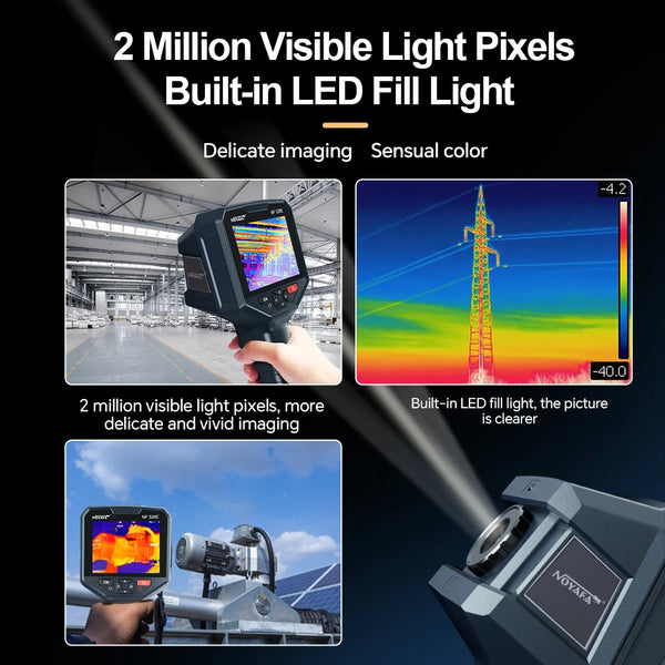 NOYAFA NF 526E Thermal Imaging Camera For Industrial Inspection Repaire Floor Heating HD 256 detail image 3