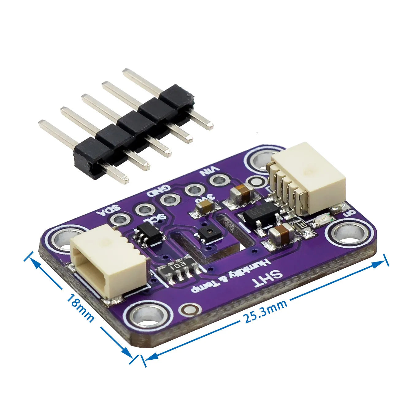 SHT40 SHT41 T/H sensor For QWIIC port Temperature and humidity module