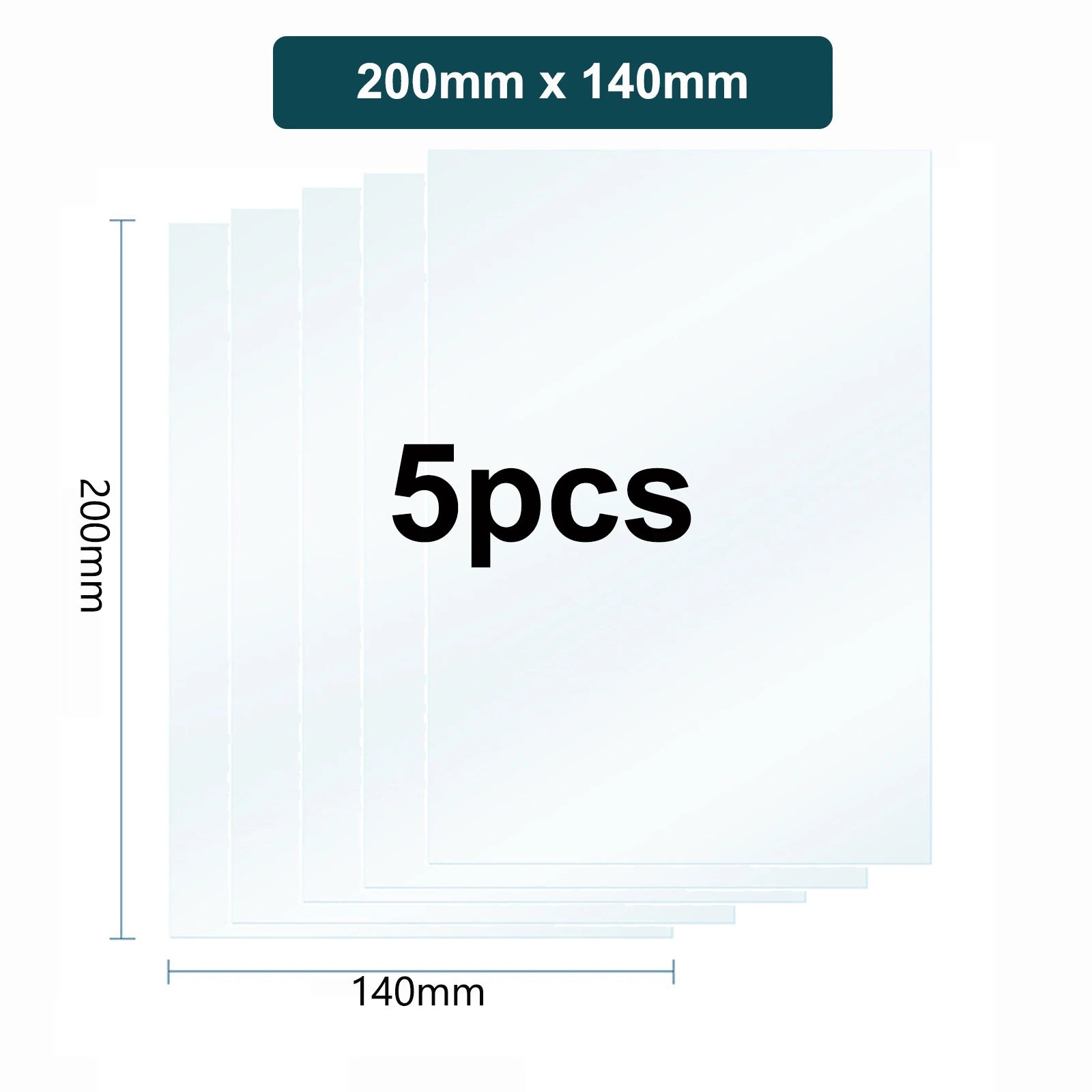 2pcs/5pcs NFEP Release Film for Elegoo Mars 2 3 4 Max Pro DLP Saturn 4 3 2 Ultra 4K 8K 12K UV Resin 3D Printer FPA Release Film