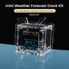 ESP8266 DIY Digital Clock Kit 0.96 Inch Mini Weather Clock WIFI Soldering Practice Electronic Multifuncti product image