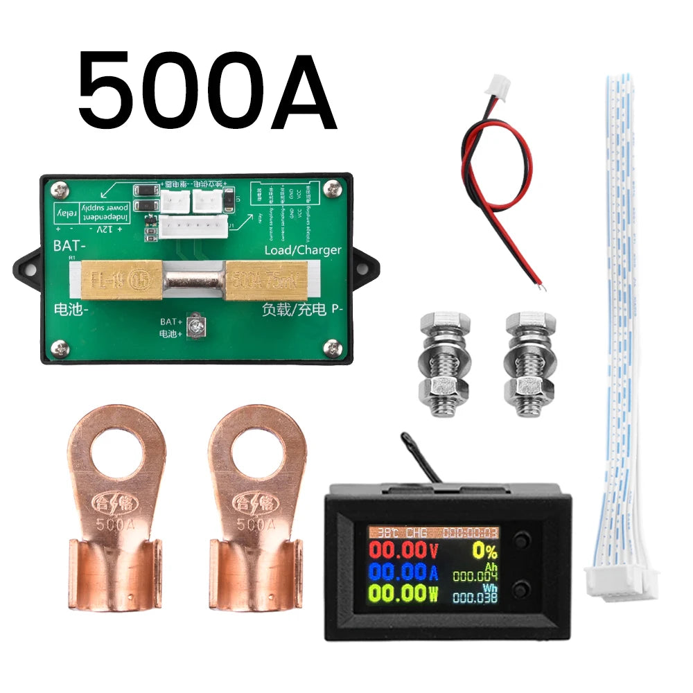 DC7~200V Digital Power Energy Voltmeter Ammeter Bi-Directional Metering Coulometer Battery detail image 8